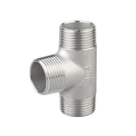 Stainless Steel Pipe Fittings 304 1/4"-4" NPT/BSPT Male Threaded Tee Fitting