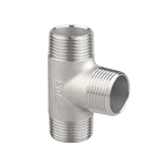 Stainless Steel Pipe Fittings 304 1/4"-4" NPT/BSPT Male Threaded Tee Fitting