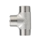 Stainless Steel Pipe Fittings 304 1/4"-4" NPT/BSPT Male Threaded Tee Fitting