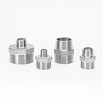 Stainless Steel Pipe Fittings Male Female Threaded Connectors Adapter