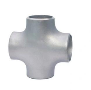 DIN 304 316 Stainless Steel Welded Pipe Fittings Sch40s Sand Rolling Cross