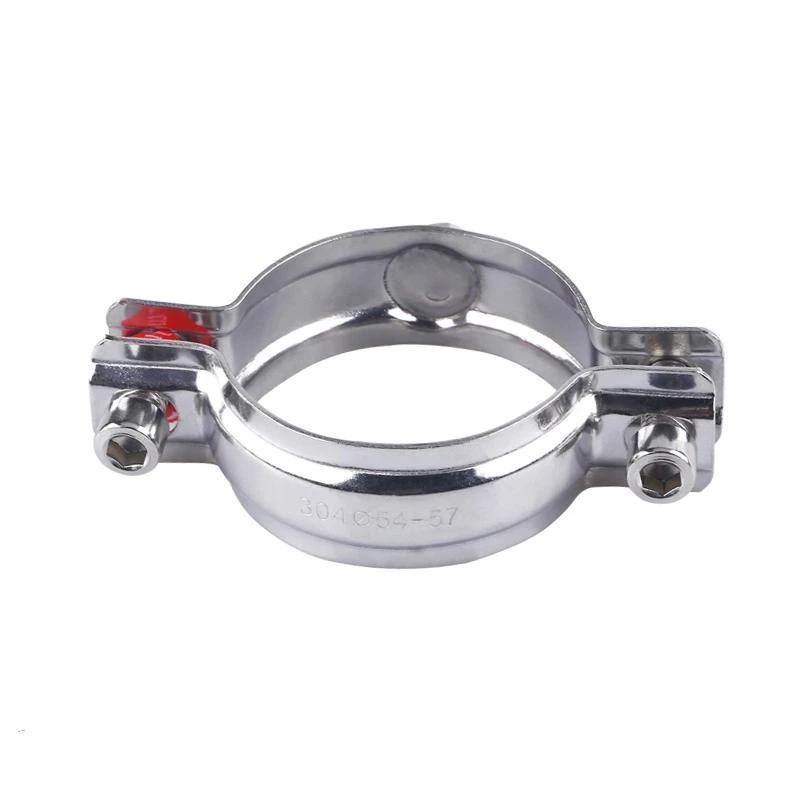 Metal Stamping Part Stainless Steel Pipe Clamp with M8 Nut