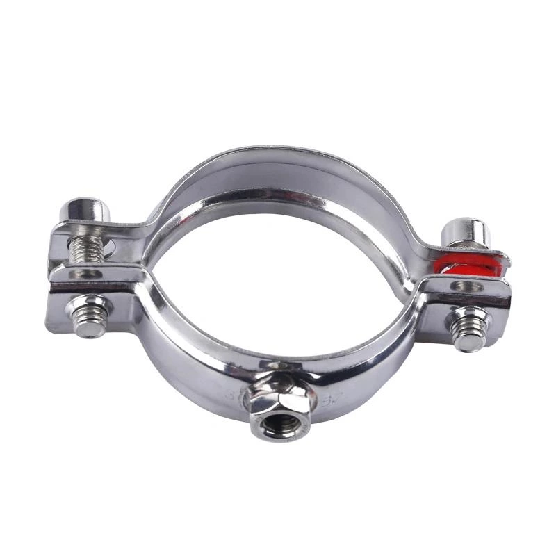 Metal Stamping Part Stainless Steel Pipe Clamp with M8 Nut