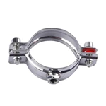 Metal Stamping Part Stainless Steel Pipe Clamp with M8 Nut