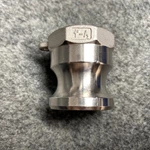 Type a Aluminum Camlock Coupling Male Adapter X Male Thread