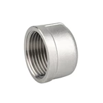 Stainless Steel Pipe Fitting 1/4"-4" NPT BSPT Non-Standard Female Threaded Round Cap