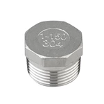 Stainless Steel Pipe Fitting 304 316L Male Hex Head Plug