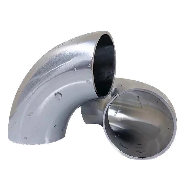 SMS 304 Stainless Steel Pipe Fitting Butt Weld 90 Degree Elbow