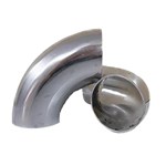 SMS 304 Stainless Steel Pipe Fitting Butt Weld 90 Degree Elbow