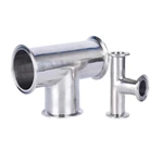 Stainless Steel Sanitary Clamped Equal Tee Piece