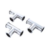 Hygienic Pipe Clamped Tee Fittings Made of SS 304 or 316L