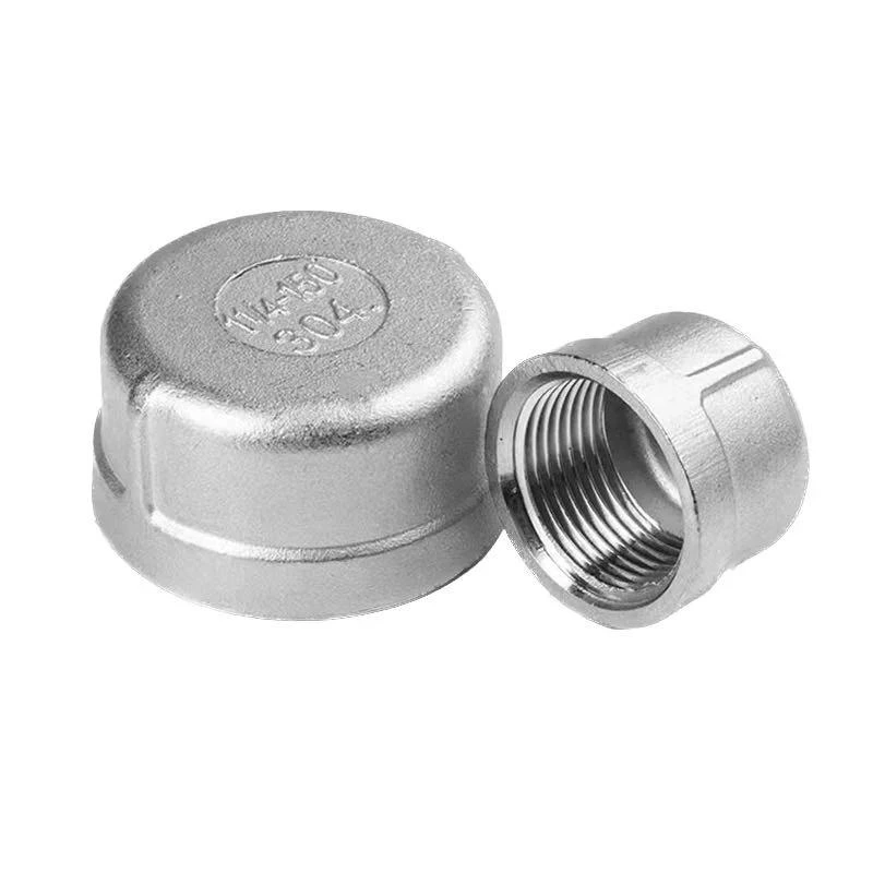 Hot Sales Thread Screw Forged Pipe Fittings Stainless Steel Cap