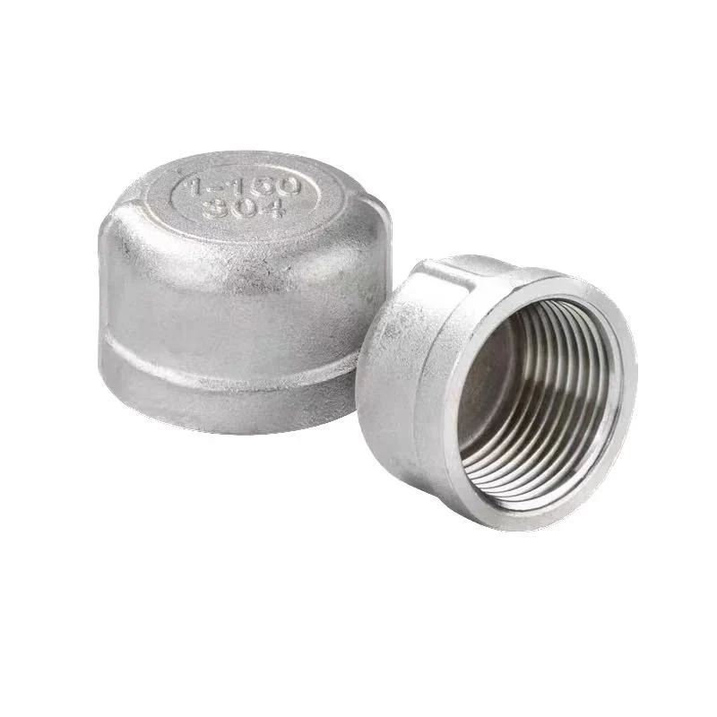 Hot Sales Thread Screw Forged Pipe Fittings Stainless Steel Cap