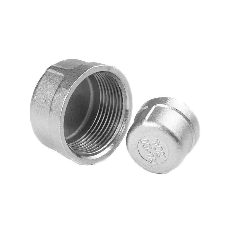 Hot Sales Thread Screw Forged Pipe Fittings Stainless Steel Cap