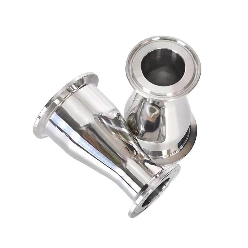 DIN Sanitary Seamless Stainless Steel Pipe Fitting Clamped Polished concentric Reducer