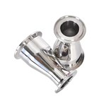 DIN Sanitary Seamless Stainless Steel Pipe Fitting Clamped Polished concentric Reducer