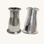 Sanitary Stainless Steel Pipe Fitting Clamped Polished Eccentric Reducer