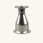 Sanitary Stainless Steel Pipe Fitting Clamped Polished Eccentric Reducer