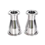 Sanitary Stainless Steel Pipe Fitting Clamped Polished Eccentric Reducer