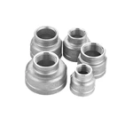 OEM Service Stainless Steel Female Thread Casting Pipe Fitting Connector Reducing Socket for Plumbing Bathroom Toilet Accessories