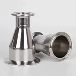 Food Grade Sanitary Stainless Steel Clamped Polished Eccentric Reducer