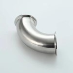 Sanitary 90 Degree SS304 316L Pipe Fitting Clamped Elbow