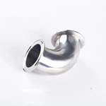 Stainless Steel Pipe Fitting Forged Sanitary 90 Degree SS304 316L Pipe Fitting Welded Clamped Elbow