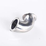 Sanitary 90 Degree SS304 316L Pipe Fitting Clamped Elbow