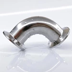 Stainless Steel Pipe Fitting Forged Sanitary 90 Degree SS304 316L Pipe Fitting Welded Clamped Elbow