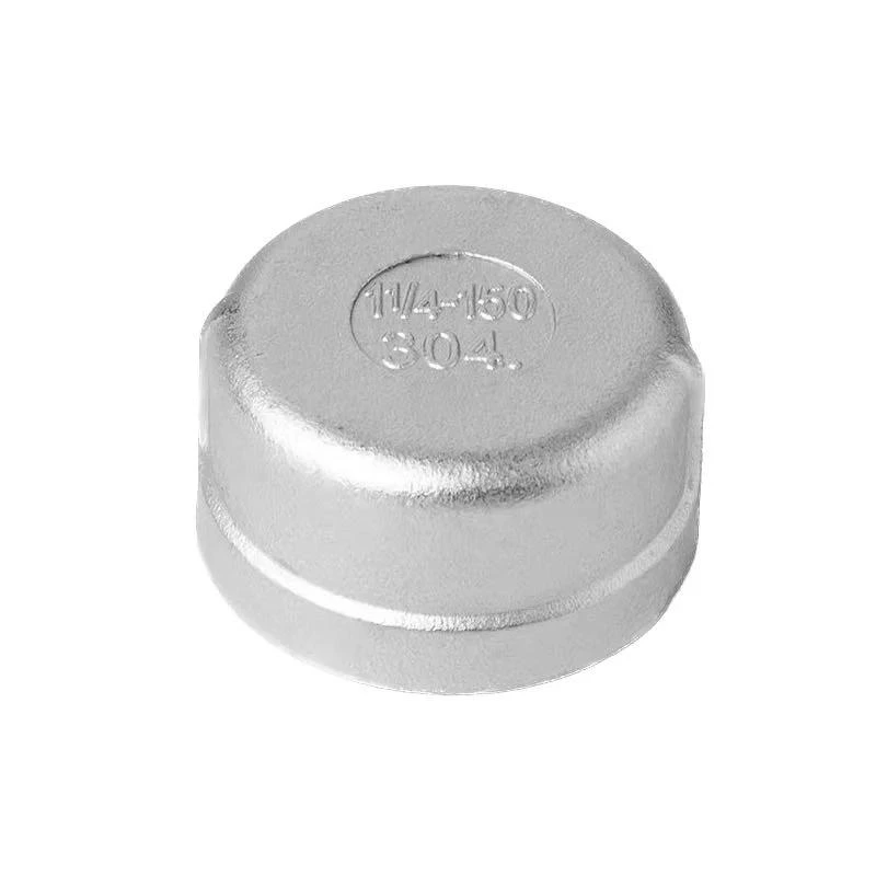 Stainless Steel 201/304 Pipe Fitting Female Thread Round Head Cap Spherical Cap for Coupling