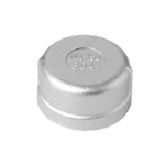 Stainless Steel 201/304 Pipe Fitting Female Thread Round Head Cap Spherical Cap for Coupling