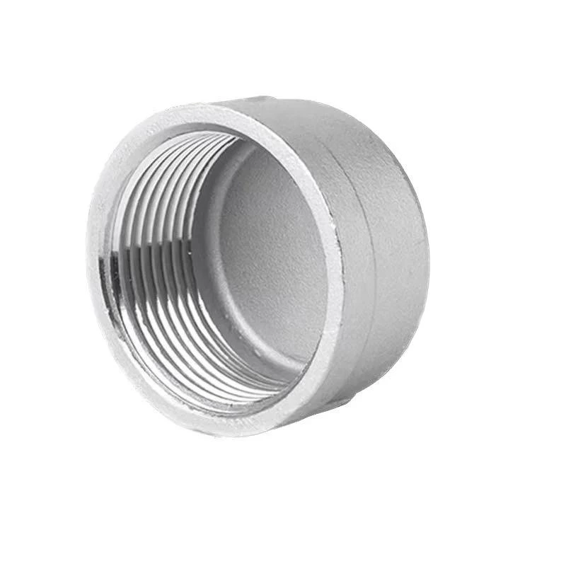 Stainless Steel 201/304 Pipe Fitting Female Thread Round Head Cap Spherical Cap for Coupling