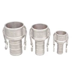 Type C Flexible Pipe Fitting Quick Connector Stainless Steel 316/304 Camlock Coupling