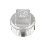 Stainless Steel Pipe Fitting 1/4"-4" NPT BSPT Male Threaded Solid Outer Head Plug