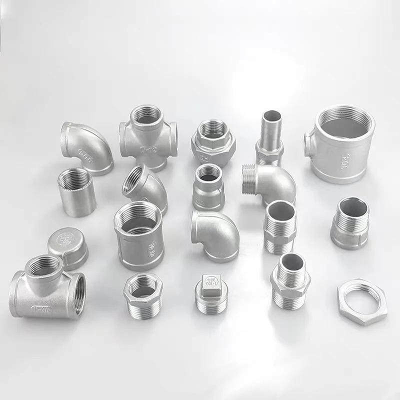 Manufacturer Direct Investment Casting/Lost Wax Casting Stainless Steel Round Threaded Cap for Water, Oil, Gas Plumbing System