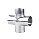 304/316L Dairy Grade Stainless Steel Sanitary Welded Equal Cross