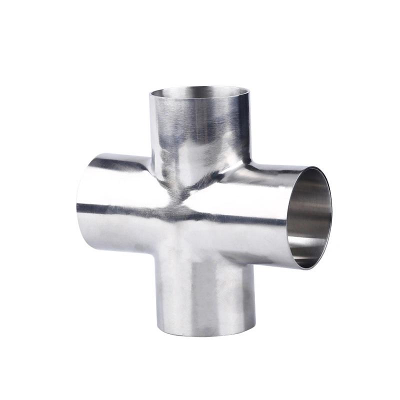 Dairy Grade Sanitary Stainless Steel Cross Fittings 304 316