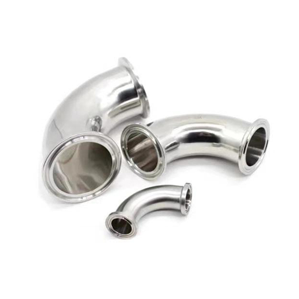 ASTM A403 WP304 Sanitary Stainless Steel 90 Degree Clamped Elbow