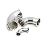 ASTM A403 WP304 Sanitary Stainless Steel 90 Degree Clamped Elbow