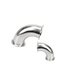 ASTM A403 WP304 Sanitary Stainless Steel 90 Degree Clamped Elbow
