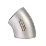 Customizable DN6~DN1400 SMS Stainless Steel 45 Degree Long Radius Elbow