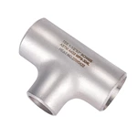 ASME/ANSI B16.9 DN 8 Welded Sand Rolling Stainless Steel Chamfering Straight Tee