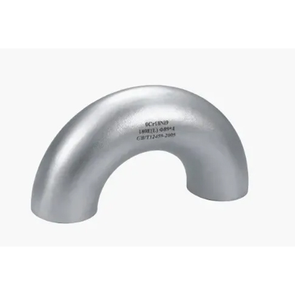 Stainless Steel Sand Rolling DIN/SMS 304/316 Welded Pipe Elbow 180 Degree Bend